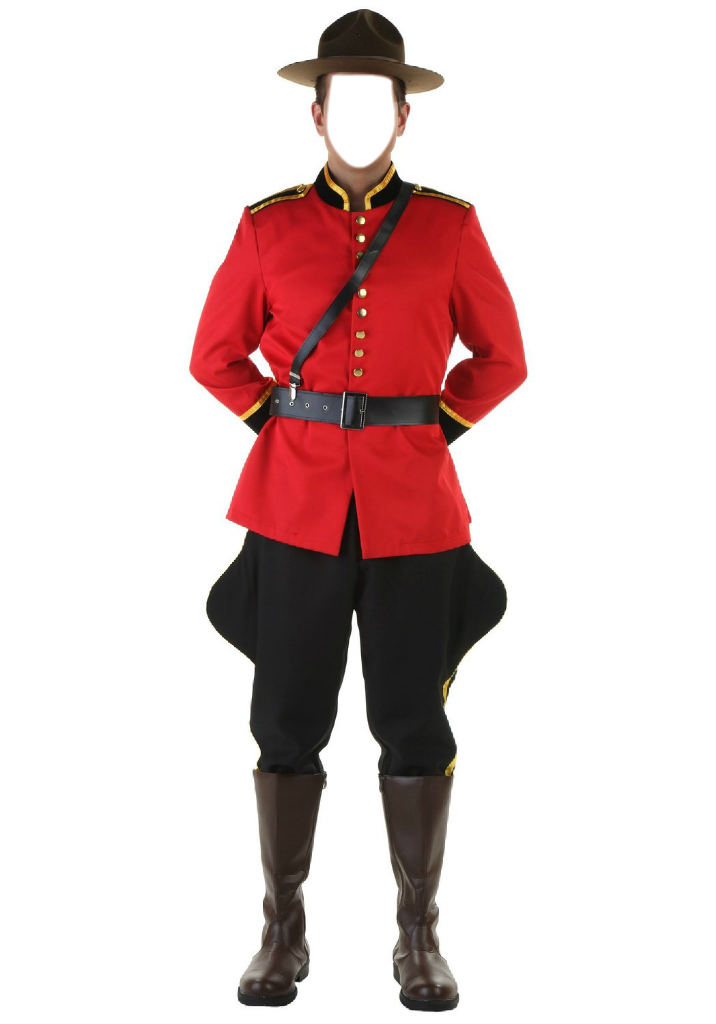 Royal Canadian Mounted Police costume - FACEinHOLE